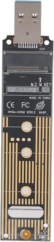 بطاقة محول CHICIRIS USB 3.1 Gen 2 M.2 NVME SSD، متوافقة مع سلسلة 960 Intel NVME SSD، للنسخ الاحتياطي عالي الأداء in Saudi Arabia