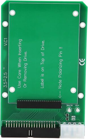 Drfeify 2.5in إلى 3.5in HDD SDD محول نقل لأجهزة الكمبيوتر المحمول الكمبيوتر القرص الصلب محول بطاقة محول in Kuwait