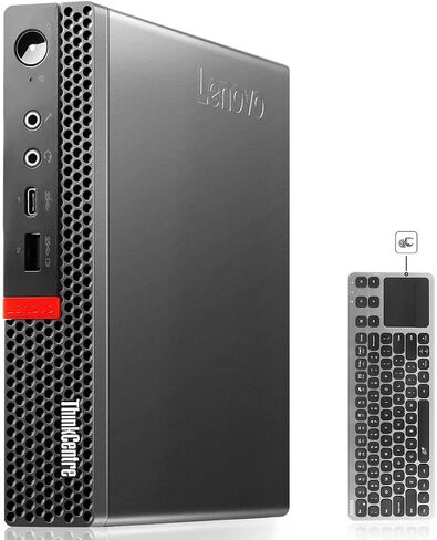 Lenovo ThinkCentre M920q Windows 11 كمبيوتر مكتبي HTPC Mini PC، Intel 6 Core i5 8500T حتى 3.50 جيجا هرتز، 16 جيجا رام 256 جيجا NVMe SSD، AX210 Wi-Fi، دعم 4K (متجدد) in Saudi Arabia