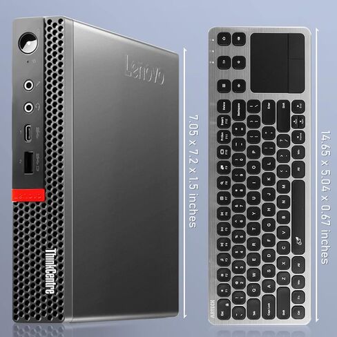 Lenovo ThinkCentre M920q Windows 11 كمبيوتر مكتبي HTPC Mini PC، Intel 6 Core i5 8500T حتى 3.50 جيجا هرتز، 16 جيجا رام 256 جيجا NVMe SSD، AX210 Wi-Fi، دعم 4K (متجدد) in Saudi Arabia