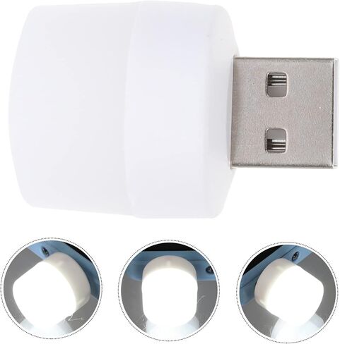 Lurrose 10 قطع USB LED مجموعة إضاءة ليلية محمولة تعمل بالطاقة USB مصباح داخلي للسيارة والاستخدام المنزلي أضواء جو خافتة توهج ناعم لغرف النوم والممرات in Kuwait