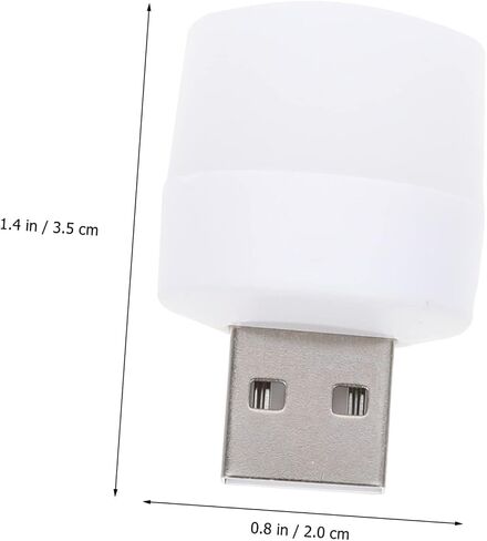 Lurrose 10 قطع USB LED مجموعة إضاءة ليلية محمولة تعمل بالطاقة USB مصباح داخلي للسيارة والاستخدام المنزلي أضواء جو خافتة توهج ناعم لغرف النوم والممرات in Kuwait