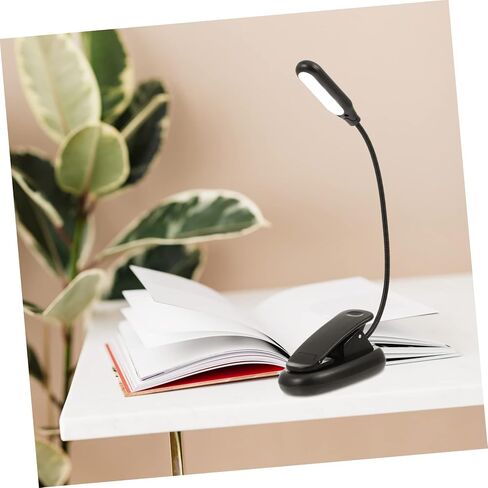 Vaguelly Adjustable Led Reading Light for Night Fishing Clip Lamp for Bedside Study Desk Brightness Levels Led Eye Protection for Reading Dark in Saudi Arabia