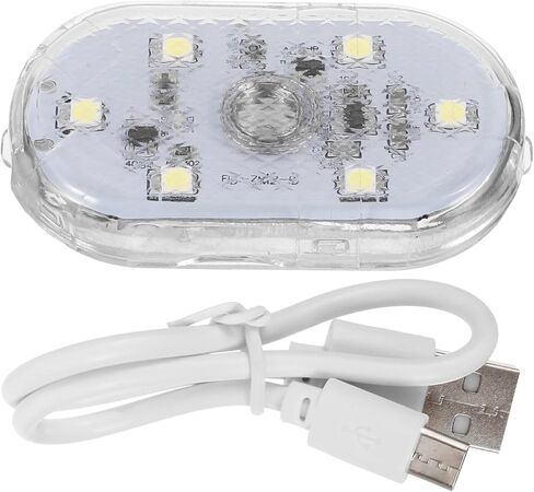 سيارة الداخلية اللمس المنشط مصباح ليد USB قابلة للشحن جو مصباح للسيارة الديكور اللمس الاستشعار القراءة ضوء المركبات المتوافقة in Saudi Arabia