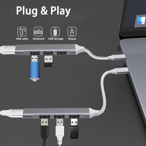 USB3.0 Mobile Officeing Hub قارئ بطاقات من النوع C 4 في 1 in Saudi Arabia