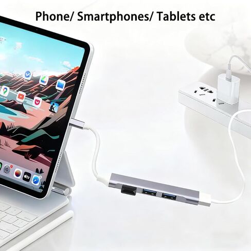 USB3.0 Mobile Officeing Hub قارئ بطاقات من النوع C 4 في 1 in Saudi Arabia