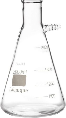 Glass Filtering Flask with Upper Tubulation, 1000ml in Kuwait