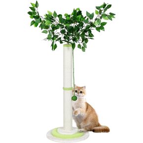 Cat Scratching Post, Kitten Scratcher Sisal Scratch Posts Trees, Kitten Claw Scratch with Dangling Toy Balls for Indoor Kittens and Cats in Kuwait