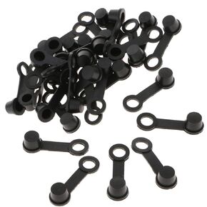 (30Pack) Brake Bleeder Screw Caps,Rubber Dust Cover,Grease Zerk Fitting Cap with Keeper, for Motorcycle