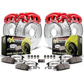 Power Stop KC5943-26 Front & Rear Z26 Street Warrior Brake Kit Ford
