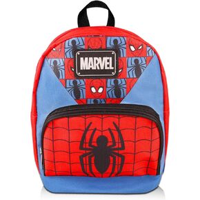 Spiderman Mini Backpack for Women - 10" Canvas Spiderman Backpack with Front Pocket Plus Bookmark | Spiderman Backpack Purse Bundle