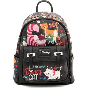 Wondapop - Disney Cats 11" Vegan Leather Fashion Mini Backpack