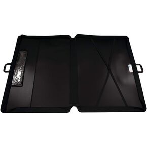 Durable, Heavy-Duty Black Polypropylene Art Portfolio 3" Gusset 24" x 36"