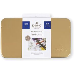 DMC Embroidery Floss Collector's Tin (35 Colors)