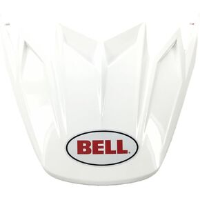 Bell Helmets Moto-9 Flex Solid Visor Street Motorcycle Helmet Accessories - White/One Size