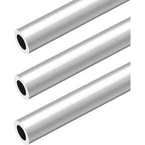 OFOWIN 3 قطع 6063 أنبوب ألومنيوم دائري 17 مم OD 8 مم ضياء داخلي 300 مم طول أنابيب ألومنيوم مستقيمة غير ملحومة لمشاريع التصنيع DIY نموذج يدوي الصنع إطار حرفي بناء متجر البستنة المناسب in Kuwait