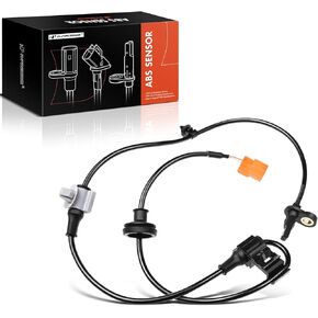 A-Premium ABS Wheel Speed Sensor Compatible with Honda Models - Ridgeline 2006-2014, V6 3.5L, Crew Cab Pickup - Front Left Driver Side, Replace# 57455-SJC-A01, 57455SJCA01