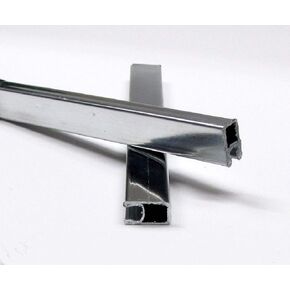 U Zinc - 1/2" - 6ft Zinc Came (Cut Into 3-24" Pieces) by BiNARi Glass Studio