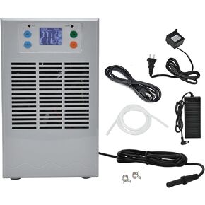 Electronic Water Chiller Aquarium Digital Cooling Heating Machine Aquarium Water Chiller Aquarium Water Chiller(US Plug)