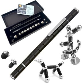 Magnetic Metal Toy Pen, Eliminate Pressure Fidget Pen, Multifunction Magnet Ballpoint Pen, Best Gift Novelty Toy for 8-12 Years Old Kids Teenage Boys Girls Friends