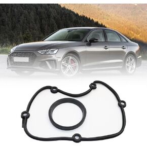 FZJDSD Upper Timing Chain Cover Gasket Seal Kit Fit for VW Fit for Jetta Fit for EOS Fit for Audi A4 A3 1.8 2.0T Replace 06H103483D 06H103483F