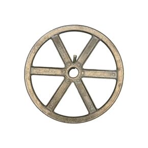 10" A Groove Pulley with 1" Bore, no Keyway. Chicago Die Cast Pulley, 100% Made in The USA!