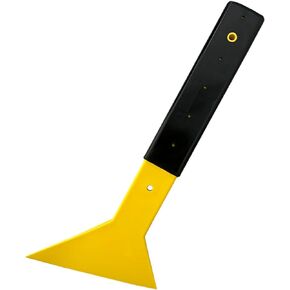 Dickno Window Tint Squeegee, Triangle Tinting Squeegee with Non-Slip Long Handle, Auto Vinyl Wrapping Tint Installation Scraper, Car Windshield Snow Frost Ice Removal & Cleaning Tool