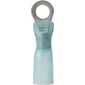 ANCOR MARINE GRADE 311399 Electrical Nylon Insulated Adhesive Lined Heat Shrink Ring Terminals (16 to 14-Gauge, Size 10 Screw, 100-Pack)