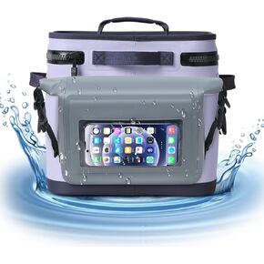 AKIMRABY Multipurpose Waterproof MOLLE Dry Bag for YETI Cooler Bag and Tactical Backpack, Compatible with YETI Backpack, Hopper, Tote, Small Pouch with Shoulder Strap, YETI Cooler Accessories