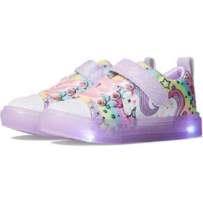 Skechers Girls' Twinkle Toes Twinkle Sparks Ice-unicorn Bu Sneaker