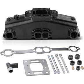 A-Premium - Marine Exhaust Manifold with Hardware Kits Replace# 18-1952-2, 860246A15, 860246A3, 860246A7 - Compatible with Mer-Cruiser (MCM/MIE) GM V8 5.0L 5.7L 305, 350, 377 CID Engines, 1983-2002