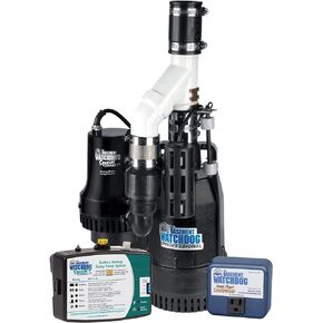 THE BASEMENT WATCHDOG Big Combo CONNECT Model CITS-50 ½ HP Primary and Battery Backup Sump Pump System with Smart WiFi Capable and 24-Hour-a-Day Monitoring Controller