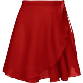 Deesorxin Ballet Skirt for Women Ballet Wrap Skirt Sheer Dance Costumes with Adjustable Waist tie for Adult Ladies Big Girls
