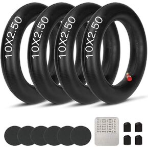 GREHUA 10x2.50 10 بوصة الأنبوب الداخلي للسكوتر الكهربائي الذكي ذاتي التوازن التنقل شوين رودستر راديو فلاير كلاسيكي 10 بوصة دراجة ثلاثية العجلات السرعوف 10 ثنائي 36 فولت 48 فولت 400 واط 500 واط 800 واط محور المحرك Mijia M365 4 حزمة in Kuwait