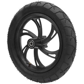 12 Inch Wheel Tire Rubber Aluminum Alloy Electric Scooter Tire with Wheel Hub Scooter Tyre Replacement for Electric Bicycles Scooters
