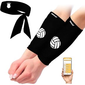 Regius Volleyball Arm Sleeves - Padded Volleyball Passing Sleeves - Protect Arms from Sting - Volleyball Sleeves for Kids