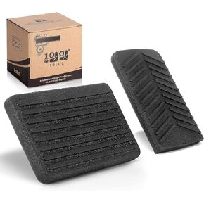 10L0L Golf Cart Accelerator & Brake Pedal Pad Cover for EZGO RXV 2008-Up Gas and Electric, OEM# 600252 610471, 600255 610529