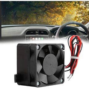 Constant Temperature PTC Electric Fan Heater for Car Small Space Heating Incubator, Energy Saving Constant Temperature Heating Element Heaters(24V 180W)