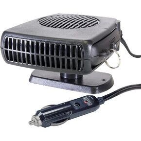 SubZero 12650 12V Portable Window Defroster for Car, Truck, SUV, Jeep, 2 in 1 Fast Car Heater and Defogger with Plug in Cigarette Lighter, Black