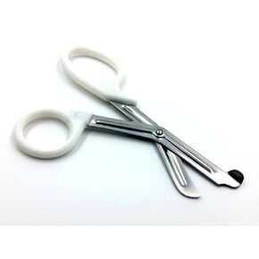 IMS IMS-PAR-WHT7 IMS Autoclavable White Trauma Paramedic Utility Bandage Shears Scissors, 7.5" L