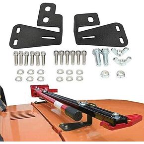 High Lift Jack Hood Mounts Brackets Fit for 2007-2018 Jeep Wrangler JK