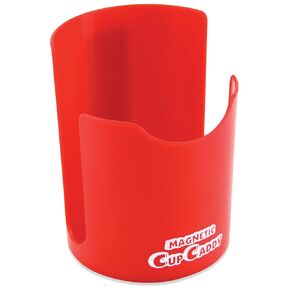 علبة أكواب مغناطيسية 07582X6 من Master Magnetics، طول 3.5 بوصة، عرض 3.5 بوصة، ارتفاع 4.625 بوصة، أحمر (عبوة من 6 قطع)