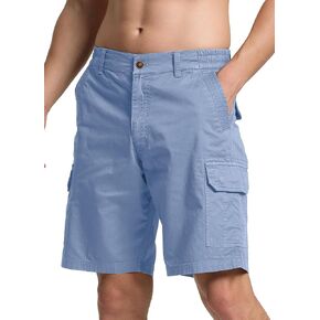 شورت Xsylxgc للرجال مقاس 10 بوصات من القطن الكلاسيكي كاجوال للمشي لمسافات طويلة مع 6 جيوب in Kuwait