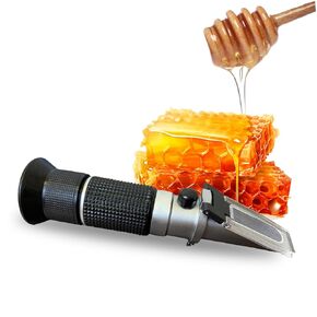 Sunvara Honey Refractometer Digital Brix Refractometer - Coolant Refractometer Honey Bee Keeping Honey Refractometer Moisture Bee Keeping Refractometer Dual Refractometer