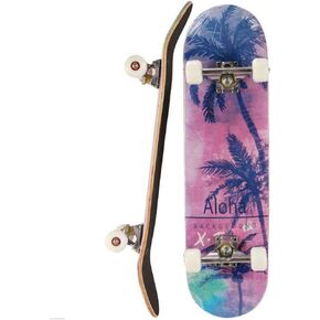 Wilver Complete Skateboards for Beginners Pro 31 inches Complete Skateboards for Teens Beginners Girls Boys Kids Adults, Maple Wood Skateboard