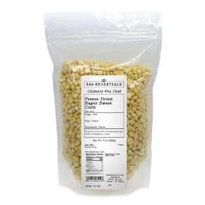 Freeze Dried Super Sweet Corn - Sweet and Rich - Perfect for enhancing soups, salads, or enjoying as a snack - Non GMO, Gluten Free, Vegan - Large 7 Ounce Bag