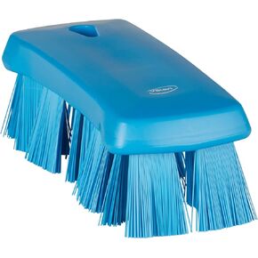 Vikan 38913 UST 6.9" Hand Brush - Stiff, Blue