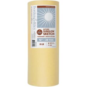 بوردن ورايلي 12 بوصة × 20 ياردة #35A Sun-Glo ورق رسم مصغر، 8 رطل، خريف، 1 لفة لكل منهما in Kuwait