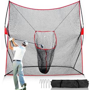 Kapler Golf Net, 8x8FT Golf Practice Nets with Pocket Target for Backyard Driving Indoor Outdoor Training Use, Ideal Gifts for Men/Dad/Husband/Boys/Golf Lovers in Saudi Arabia