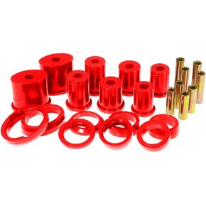 Prothane 79-98 Ford Mustang Rear Lower Oval Control Arm Bushings - Red